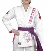 BELTOR KIMONO DAMSKIE BJJ GI LADIES WHITE/PINK A0F BRAZILIJSKIE JIU JITSU