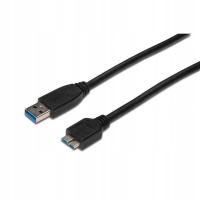 Kabel USB A - micro USB B Digitus AK-300117-005-S 0,5 m