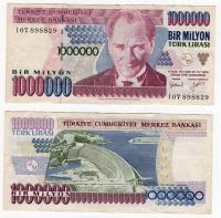 TURCJA 1995 1000000 LIRASI