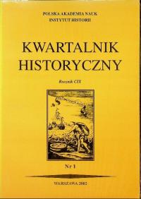 Kwartalnik historyczny Rocznik CIX Nr 1