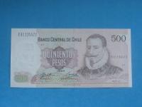 Chile Banknot 500 Pesos 1994 UNC P-153e