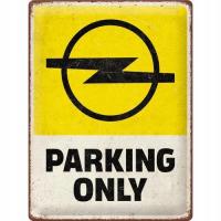 Opel Parking Only Szyld Tablica 30x40cm Reklama