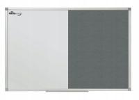 Tablica Combi: Magnetyczna - Tekstylna 90x60 cm w ramie Aluminiowej WA1