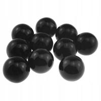 Kryształowe szklane koraliki rzemiosło edukacyjne zabawki DIY 20mm gra planszowa szkło czarne