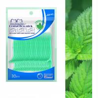 MOCNA I SKUTECZNA NIĆ TOOT PICK NIĆ DENTYSTYCZNA DO ZĘBÓW MIĘTOWA 30 szt