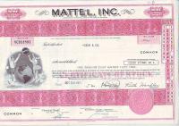 MATTEL, Inc., 1854 akcji z 1971 r.