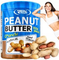 MASŁO ORZECHOWE krem białko Real Pharm Peanut Butter Crunchy 1000g