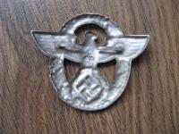 niemiecka odznaka orzeł na czapkę 2 wojna aluminium