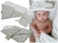 KOMFORTOWY ROŻEK NIEMOWLĘCY BECIK OTULACZ BAWEŁNA