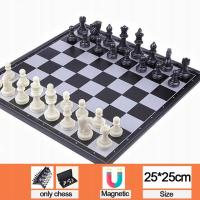 Styl 25x25x2cm(s) Średniowieczne plastikowe szachy