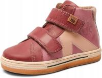 BISGAARD BOTKI DZIEWCZĘCE RÓŻOWE NA RZEPY SKÓRZANE OCIEPLANE 30 1ŻIE