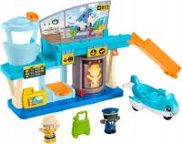 FISHER PRICE LITTLE PEOPLE PORT LOTNICZY zestaw z lotniskiem i samolotem