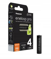 4X аккумуляторные батареи PANASONIC ENELOOP PRO R03/AAA 4BL 950MAH японские