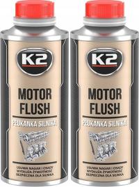 K2 MOTOR FLUSH промывка двигателя очищает 250 мл X 2