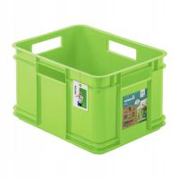 Bruno Euro-Box M 16L - Pojemnik Zielony - Odporny i Praktyczny grass green