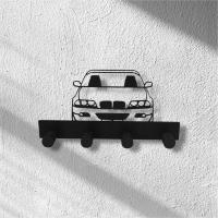 Wieszak na klucze Bmw E46 ozdoba ścienna samochód dekoracja prezent