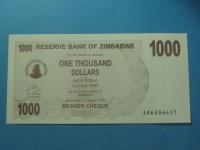 Зимбабве Банкнота 1000 Долларов 2006 UNC P-44