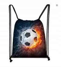 WOREK SZKOLNY NA BUTY WORKOPLECAK WF PIŁKA NOŻNA wodoodporny DLA CHŁOPCA