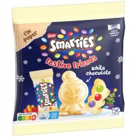 Smarties Czekoladki z Lentilkami Biała Czekolada Święta Mikołaj 8szt 65g