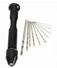 Ручная мини-дрель 10 сверл набор