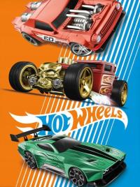 KOC HOT WHEELS 130x160 KOC WYŚCIGI AUTA PLED NARZUTA ORYGINAŁ LICENCJA