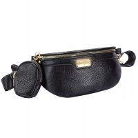 Gracio женская сумка для почек черная сумка на плечо из искусственной кожи вместительная большая