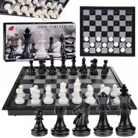 Шахматы магнитные шашки 2в1 игра-головоломка GR0620