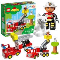 ORYGINALNE KLOCKI LEGO Duplo - Wóz strażacki KLOCKI ZESTAW DLA DZIECI