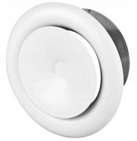 ANEMOSTAT NAWIEWNY BIAŁY metalowy fi 250 mm + RAMKA