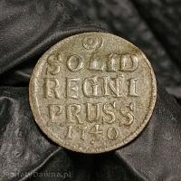 szeląg 1740, Prusy, Fryderyk Wilhelm I