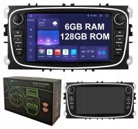 RADIO 2DIN ANDROID DO FORD CONNECT FOCUS SMAX GALAXY MONDEO MK4 6/128GB USB