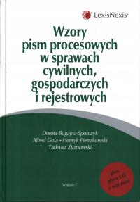 WZORY PISM PROCESOWYCH W SPRAWACH CYWILNYCH... - BUGAJNA-SPORCZYK, GOLA