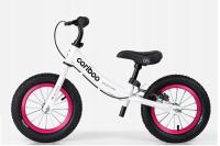 Cariboo Adventure Rowerek biegowy dla dziecka white-pink