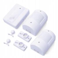 SYGNALIZATOR WEJŚĆ WEJŚCIA z BEZPRZEWODOWY CZUJNIKIEM RUCHU Dzwonek ALARM