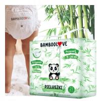 Pieluszki Bambusowe BAMBOOLOVE L 21 szt 9-14 kg Eko Chłonne Jednorazowe