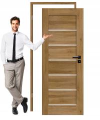 Межкомнатные двери косяк стал Milton комплект рамок !