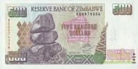 Zimbabwe - 500 Dollars - 2004 - P11 - St.1