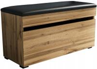 шкаф для обуви 80 с сиденьем 80 см Oak Wotan с ящиком для хранения