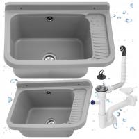 ZLEW GOSPODARCZY TECHNICZNY Komora Szara UMYWALKA PRALNIA GARAŻ KOTŁOWNIA