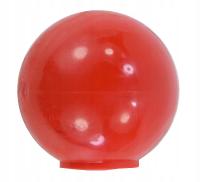 Gałka na dźwignię czerwona, okrągła, fi-40 mm, gwint metryczny M12 Solus