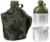 Военная туристическая фляга с чашкой US 1L 1qt LC2 бутылка для воды DOMINATOR WZ.93