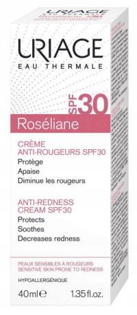 Uriage Roseliane Krem do cery naczynkowej SPF30, 40 ml