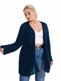 SHEIN GRANATOWA DAMSKA NARZUTKA R.XL T285063