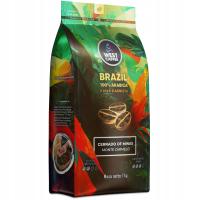 Кофе в зернах Бразилия 1 кг свежеобжаренный-100% арабика-Монте Кармело