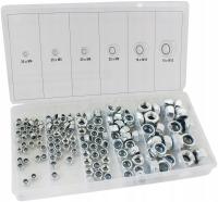 ZESTAW NAKRĘTEK M4-M12 NAKRĘTKI KONTRUJĄCE 146 SZT