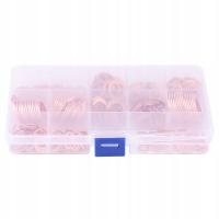 280pcs 12 rozmiarów Assorted Solid Copper Crush Frustle Zestaw Paski N1