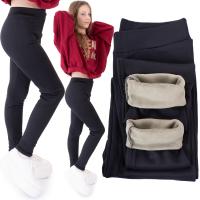 Меховые утепленные леггинсы детские гетры для девочек из плотного флиса