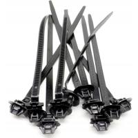 Opaska zaciskowa AutoDor 175 mm 10 szt. czarna