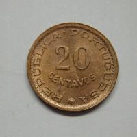 20 Centavos, Mozambik, 1974r. X71