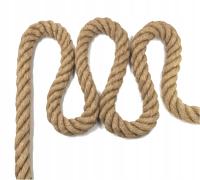 Парусная джутовая веревка, вьющаяся веревка, шпагат, дратва, ЭКО, 18 мм, 20 метров